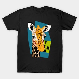 Portrait of Giraffe T-Shirt